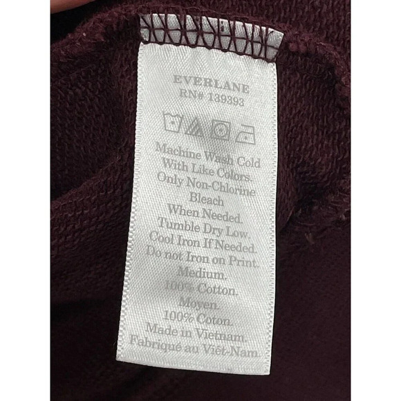 Everlane Womens Size Medium Sweatshirt The 100% Human Typography - Picture 7 of 7